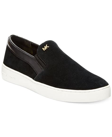 michael kors black sneakers womens|michael kors black slip on.